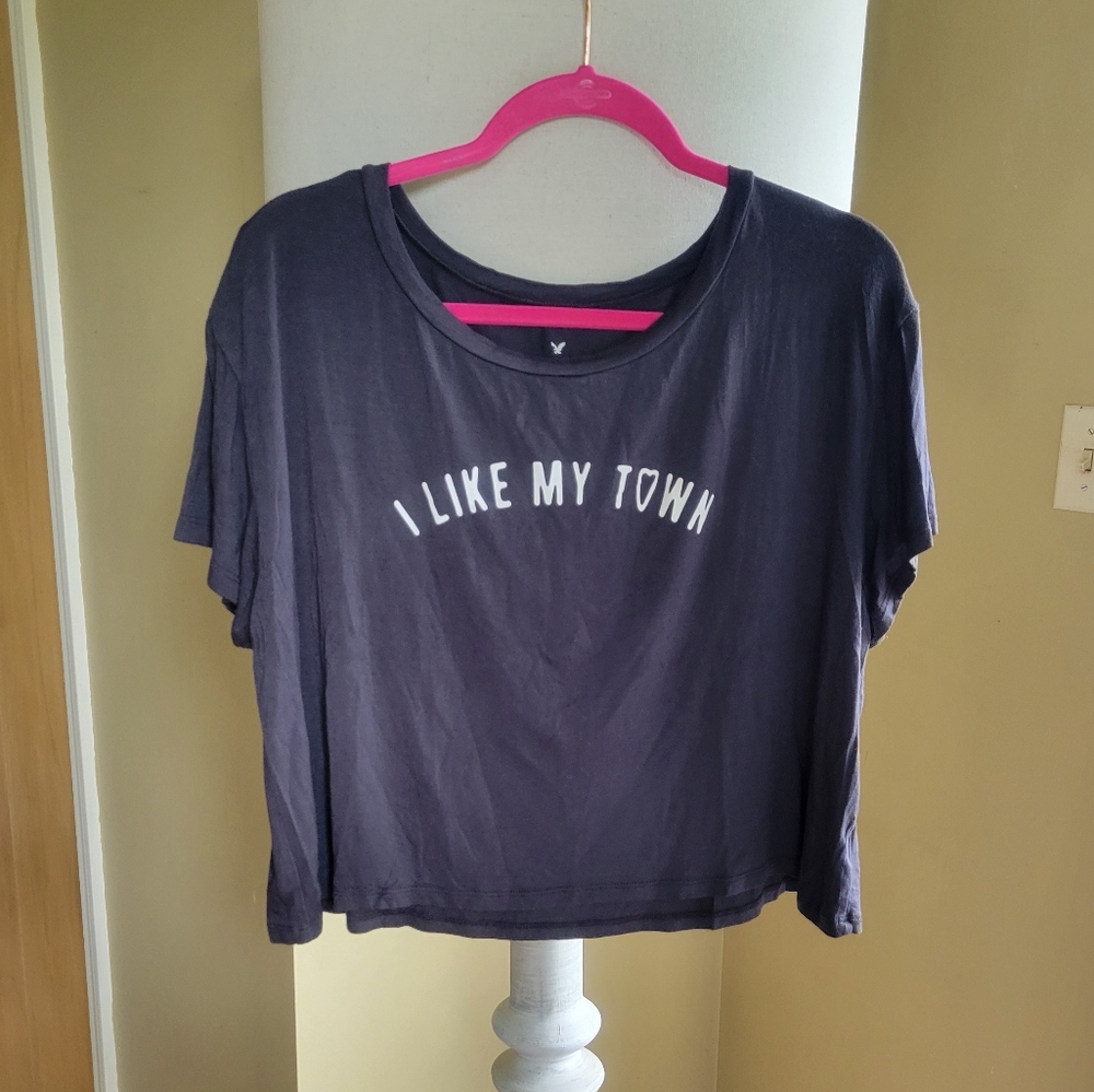 American Eagle Soft & Sexy Cropped Tee